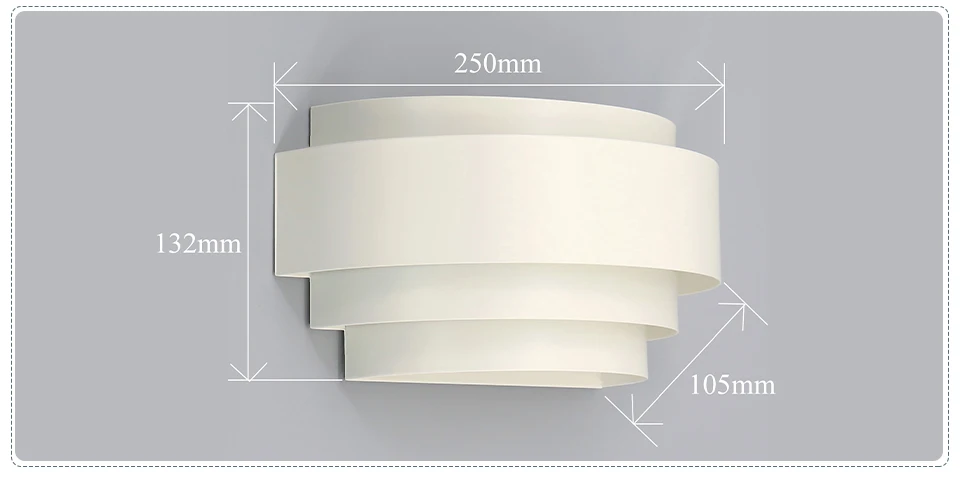 Современный скандинавский стиль 3W/6 Вт декоративный настенный светильник освещение для гостиной с/без штепсельной вилки теплый/холодный белый