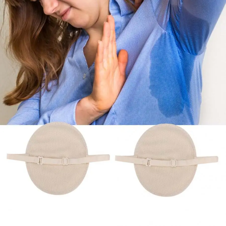 

1 Pcs Medical Reusable Cotton Armpit Sweat Guard Cover Underarm Sweat Absorbent Pads Skin Tone Personal Feminine Hygiene Produc