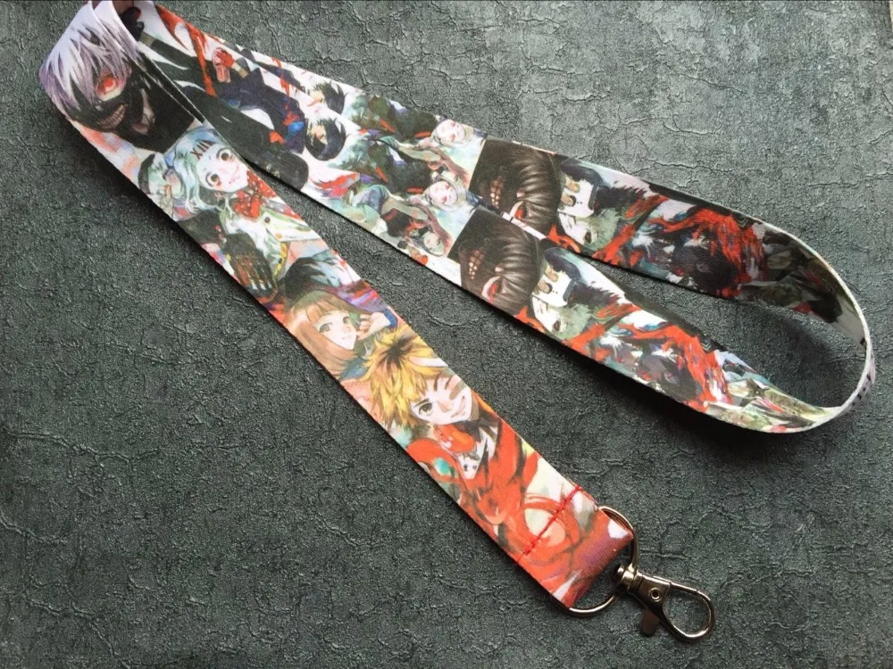 Wholesale 10Pcs cartoon popular anime Neck Straps Lanyards Mobile Phone,ID Card,Key Condole belt