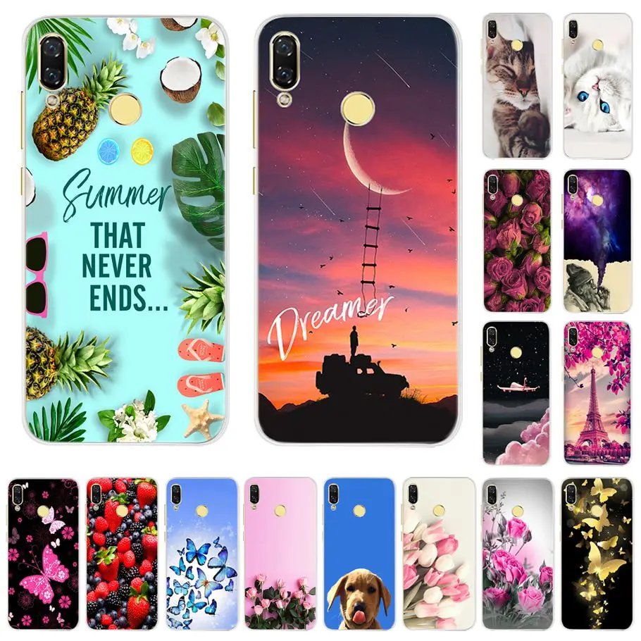 

For phone huawei nova 3 global version bumper case for protection nova 3 huawei back cover phone case for nova 3 soft silicone