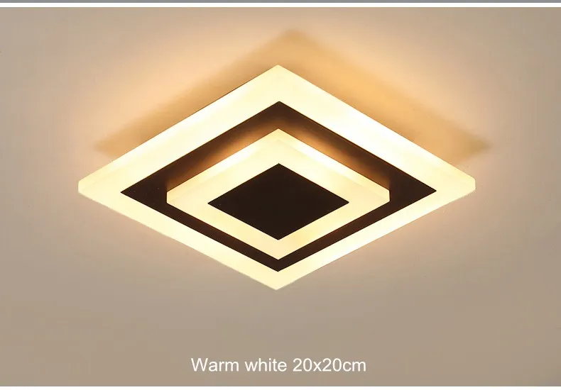 Modernas Luzes de Teto para Corredor Corredor Varanda Teto Lâmpadas 7w Quarto Iluminação de Teto Luminaria Lamparas de Techo de Acrílico 15 lamparas techo luminária iluminação
