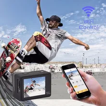 Новая спортивная экшн-камера 4 K Wifi с сенсорным экраном Водонепроницаемая 30 M 1080 p Full HD 16Mp подводная экшн-камера для велосипедного шлема