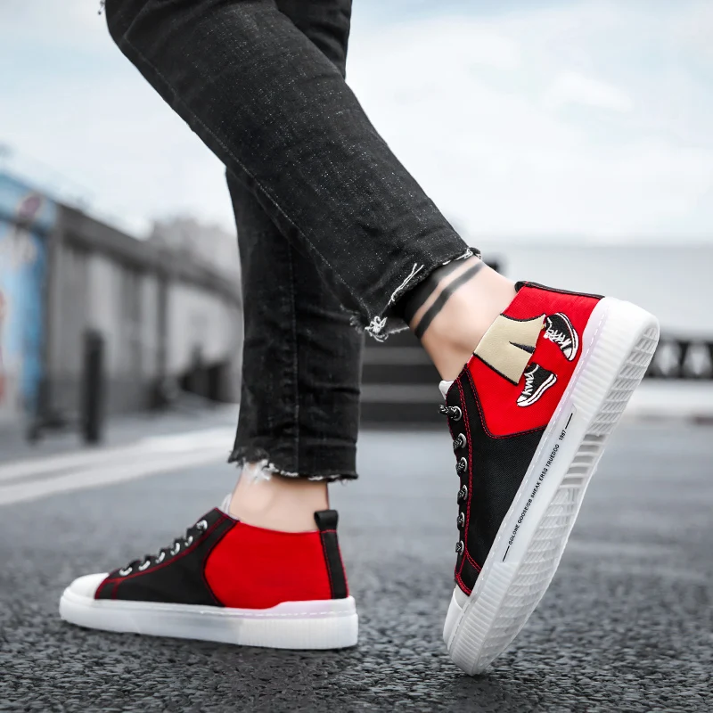 New Men's Sneakers Casual Shoes Lac-up Men Shoes Lightweight Comfortable Breathable Walking Male canvas Shoes Sapatos masculinos