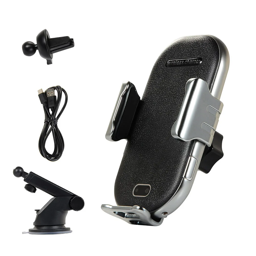 

FDGAO Automatic Clamping Qi Car Wireless Charger For iPhone X XS XR 8 Plus Infrared Fast Charging Stand For Samsung S10 S9 S8