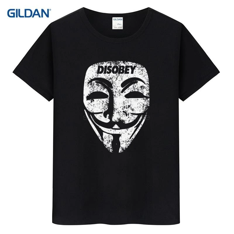 Футболка с принтом Guy Fawkes Mask onymous Disobey Troll Political V для компьютера вендетта бинарный