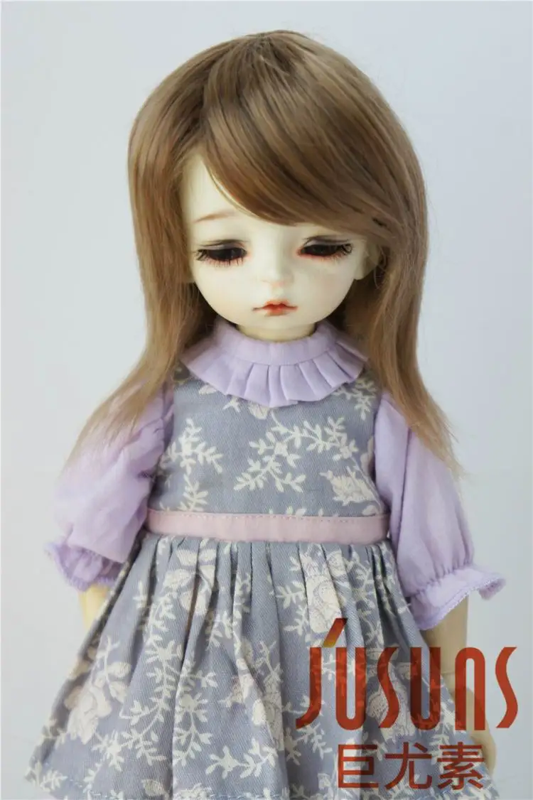 JD046 YOSD 1/6 модная синтетическая кукла мохай парик Размер 6 7 дюймов унисекс