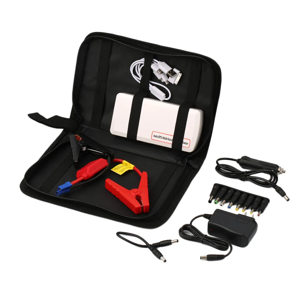 

New Auto OBD Car 12V Car Kit Multi-function 15000mah Battery Charger Bank Power For Cell Phone Laptop Tablet PC