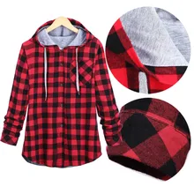 Plaid Seitlichem Reißverschluss Schottland langärmliges Freizeithemd Hiphop Schwarz Und Weiß, blau Und Rot Hoodies Sweatshirts Für Männer Und Frauen
