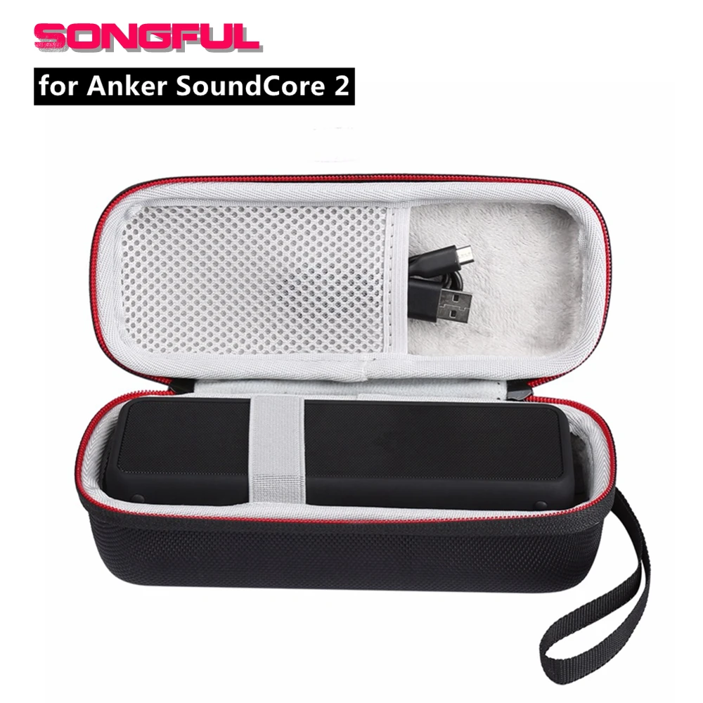 Жесткий EVA Bluetooth чехол для динамика ANKER SoundCore 2 динамик s сумка хранения коробка