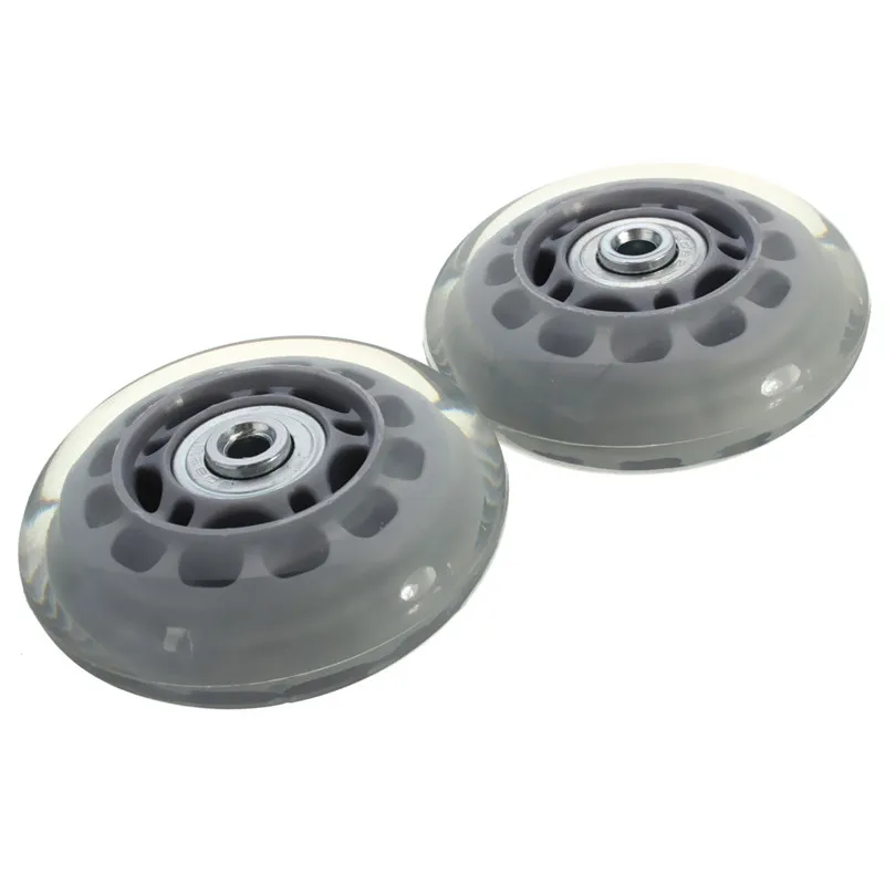 Замена багажа колеса резина металл серый багаж чемодан сменные из 70 2.76 дюймов ID 6