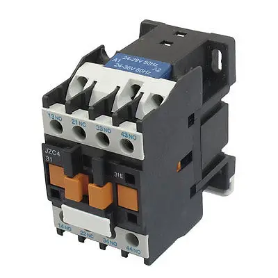 JZC4-31 24-36V 50/60Hz Катушка 20A 3P трехполюсный 3NO 1NC контактор переменного тока |