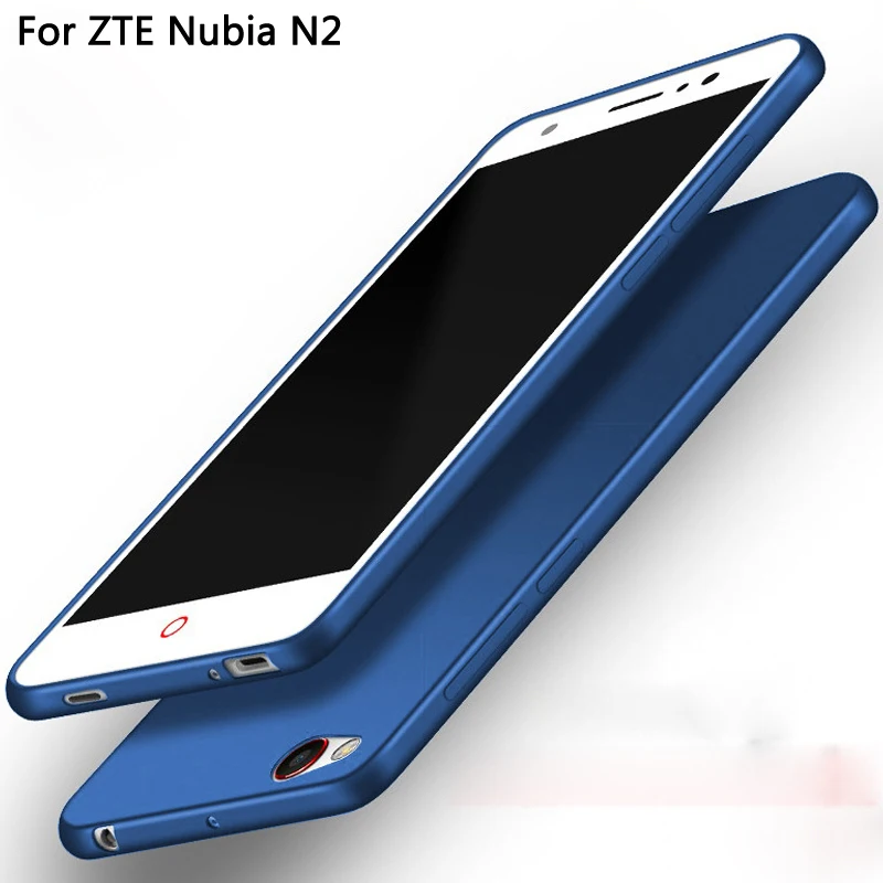 Однотонный мягкий чехол для zte Nubia N2 N 2 NX575J чехол-накладка Роскошный PC пластиковый мягкий чехол для NubiaN2 чехол