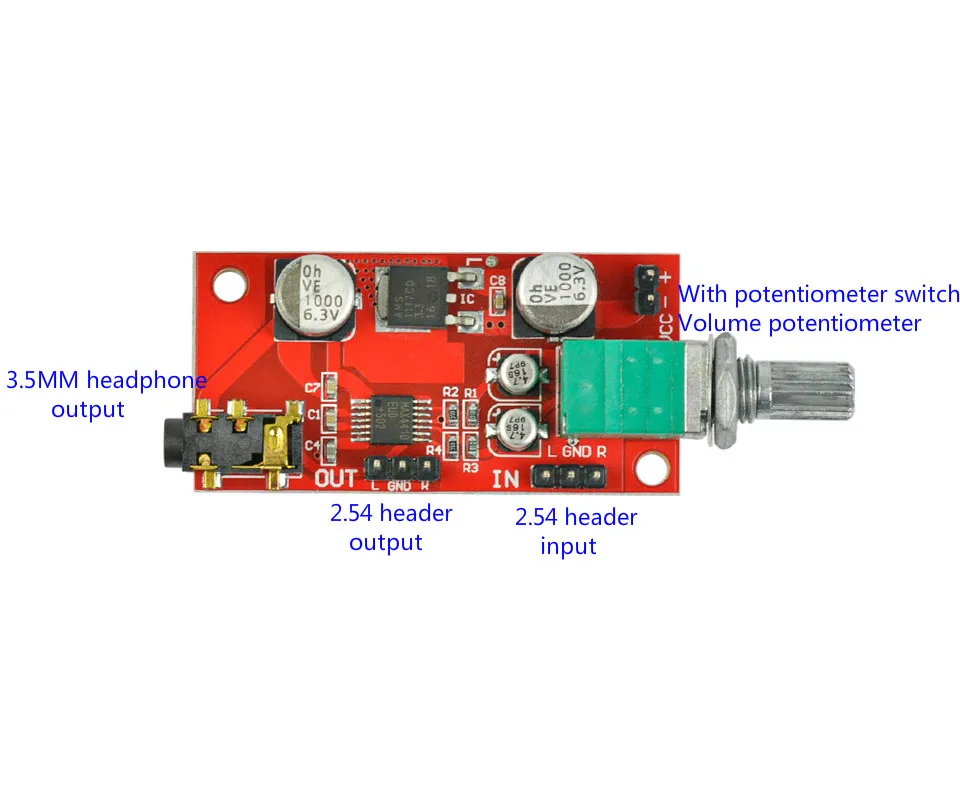 AIYIMA MAX4410 усилитель для наушников, плата, усилитель для гарнитуры, мини-усилитель для предварительного усилителя, мощность одной батареи