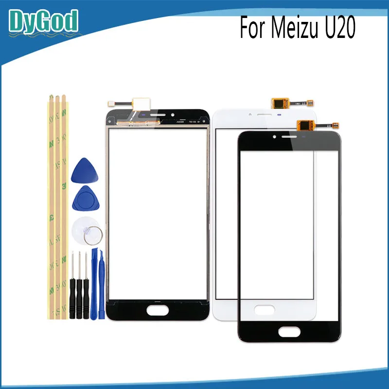 DyGod 5 дюймовый сенсорный экран с черным золотом для Meizu U20 дигитайзер панель