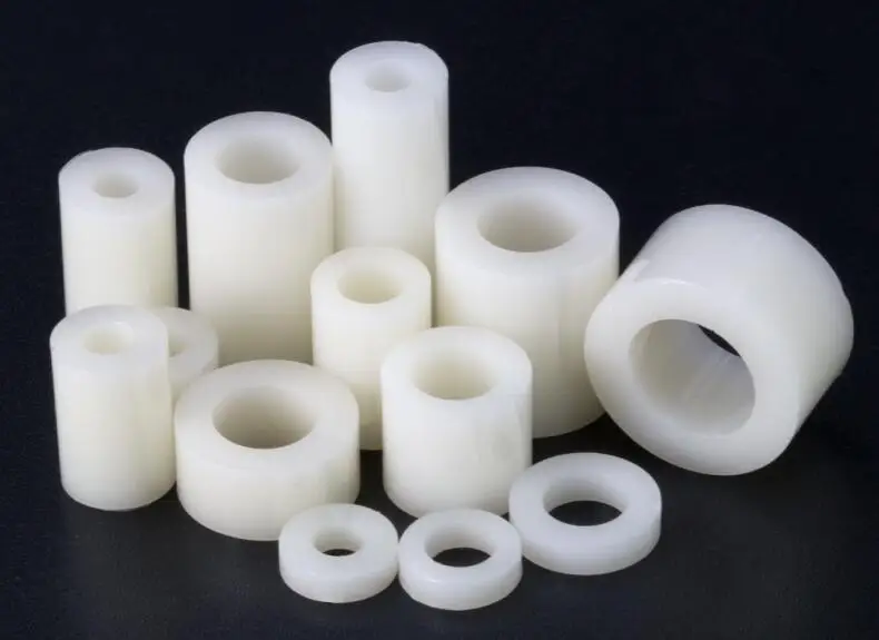 20pcs M5 Abs Nylon Round Standoff Spacer Column Tube Insulation Shim