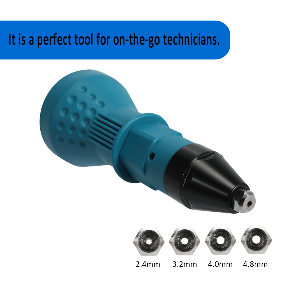 

Core Riveting Tool Nail Gun for Electric Drill Electric Screwdriver Power Tools Cordless Riveting Drill Adapter Insert Nut-tool