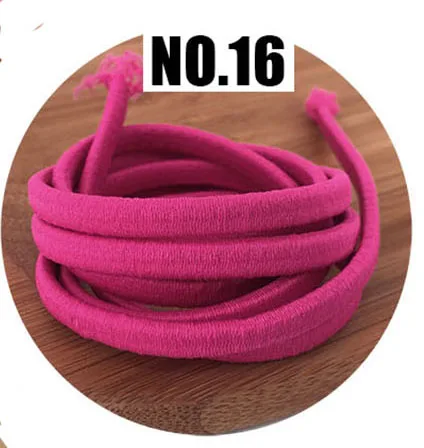 Meetee 5/10/20M 5mm Thickened Color Elastic Rope Rubber Band Thick Elastic Band DIY Head Rope Belt Sew Scrapbooking Accessories - Цвет: NO16