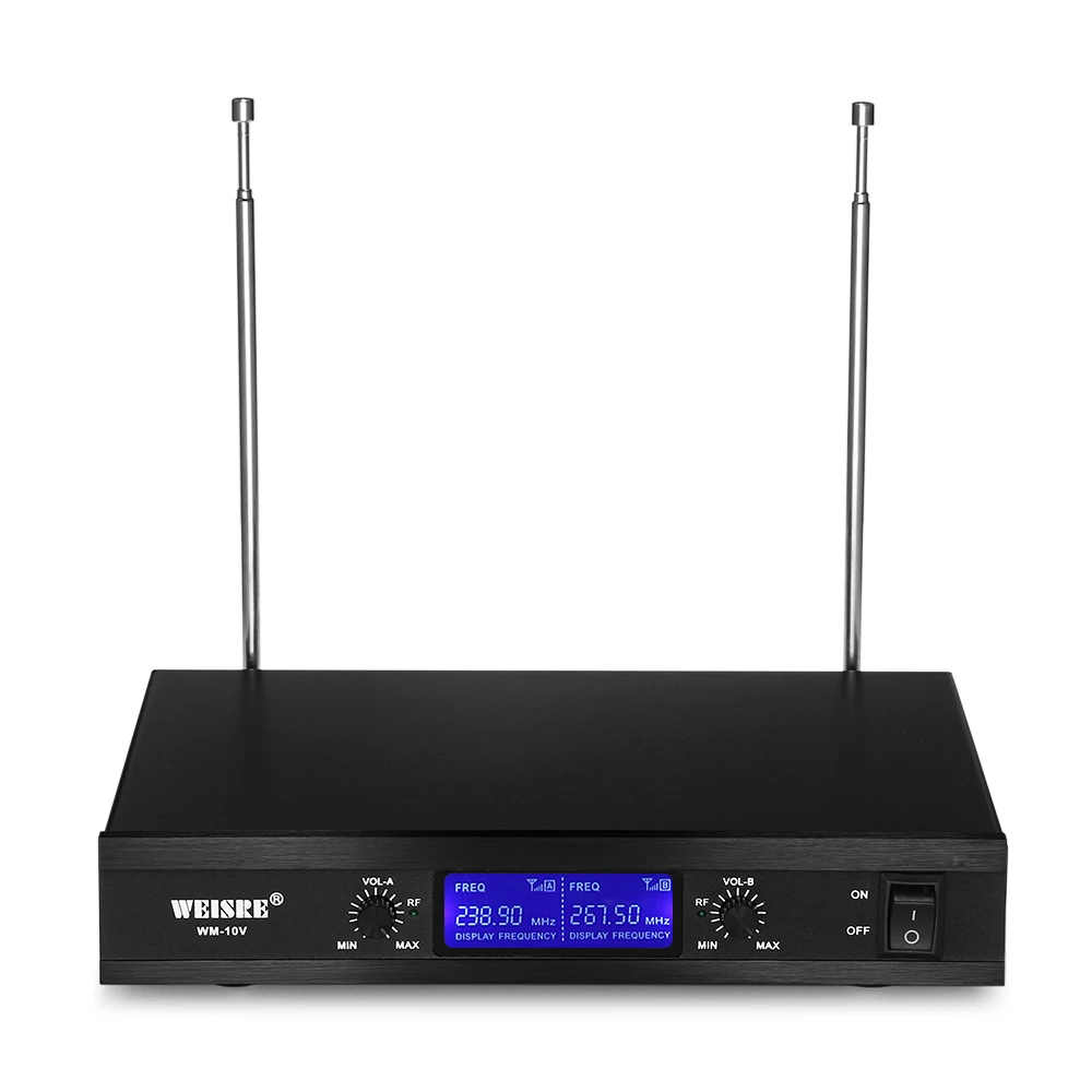 WEISRE WM 10V беспроводной конденсаторный кардиоидный микрофон удобный с головным
