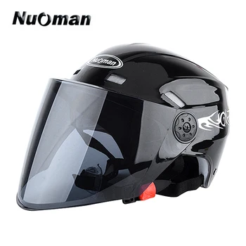 

Motorcycle Helmets For Men Women Safety Electric Bicycle Helmet Open Face Visors Scooter Moto Bike Helmet Four Seasons Universal