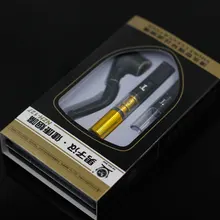 1 шт. черная трубка для кальяна, прочная Мини тонкая курительная трубка, мундштук, курительная трубка, держатель для сигарет