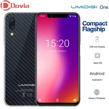 UMIDIGI One 4 г смартфон 5,86 дюймов Android 8,1 MTK6763 Octa Core ГБ оперативная память 32 Встроенная 12MP + 5.0MP сторона отпечатков пальцев мобильного телефона