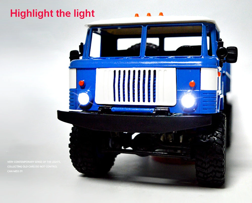 WPL B-24 GAZ-66 DIY 116 RC Climbing Military Truck Mini 2.4G 4WD Off-Road RC Cars Off-Road Racing Car RC Vehicles RTR Gift Toy (20)