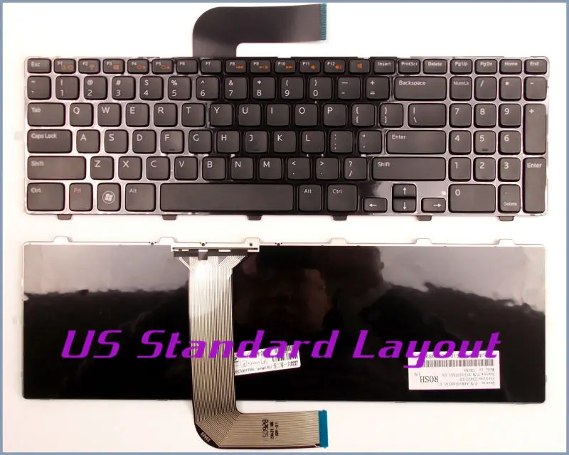 Новая клавиатура для ноутбука Dell Inspiron 15R N5110 5110 M5110 04 макет DFCJ US | Компьютеры и офис