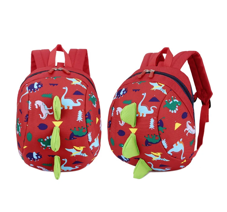 2019 New children's backpack cute cartoon little dinosaur anti-lost children school bags for boys girls toddler kids backpack