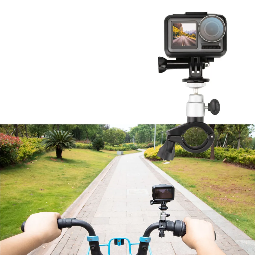 

Bicycle Motorcycle Handlebar Bracket Extension Mount Holder Stand for DJI Osmo Action Bracket For DH AM Touring Riding Accessori