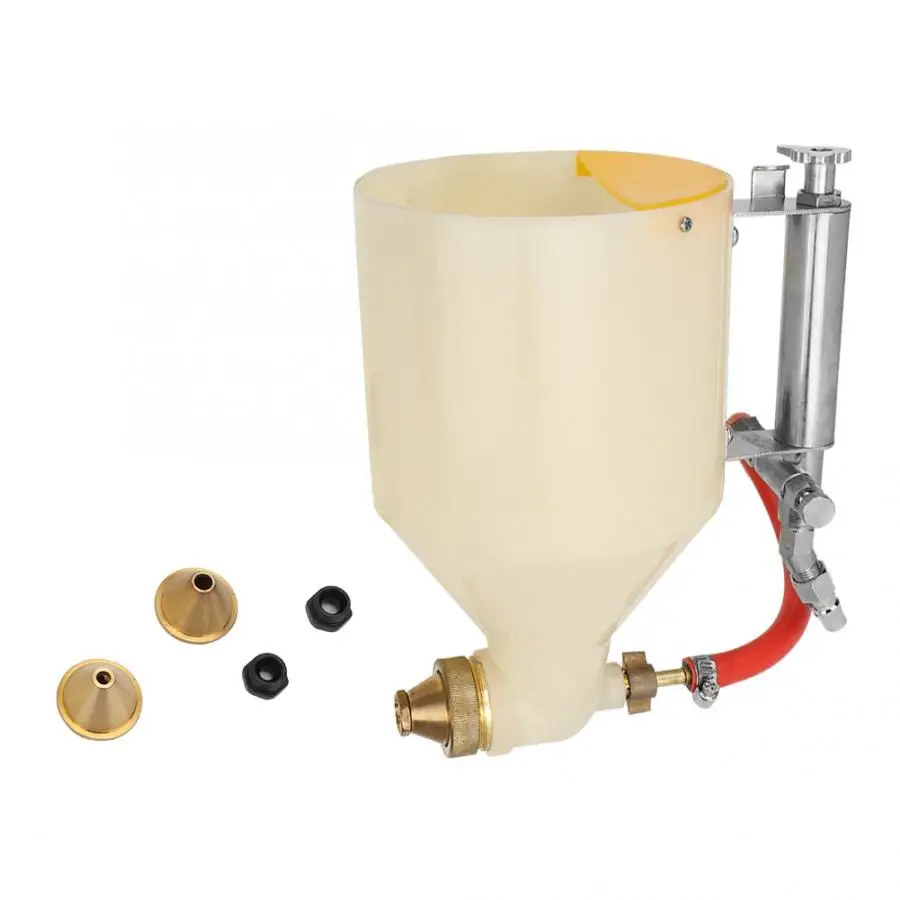 

Air Hopper Spray Gun 3L Hopper Paint Spray Adjustable Speed Air Spray Gun Paint Diatom Mud Putty Sprayer 4/6/8mm Nozzle