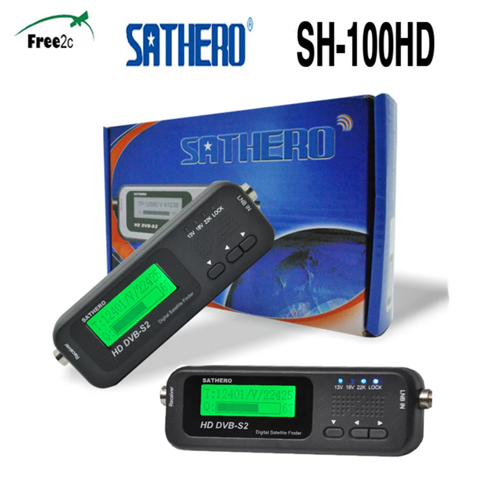 

Digital Sathero SH-100HD Pocket Pocket Finder Digital Satellite Finder Satellite Meter HD Signal Sat Finder DVB-S2 USB 2.0