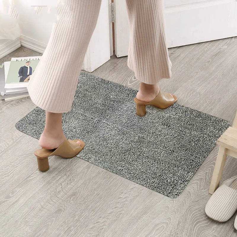 

Indoor Super Absorbs Doormat Latex Backing Non Slip Door Mat for Small Front Door Inside Floor Dirt Trapper Cotton Entrance Rug