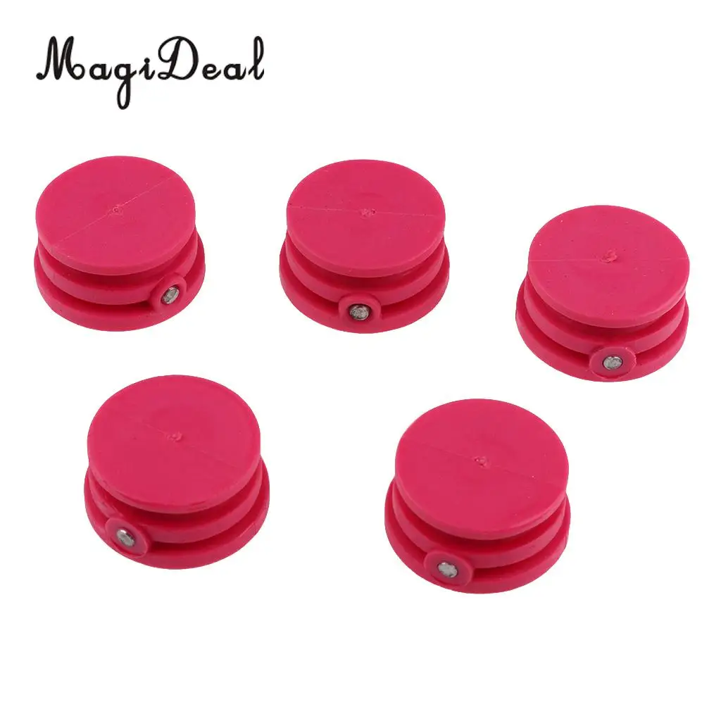 MagiDeal Durable 5Pcs Surfing Leash Plug Surfboard Longboard Leash Cup Plug Repair Kayak Accessory Equipment 25mm 6 Color Choose