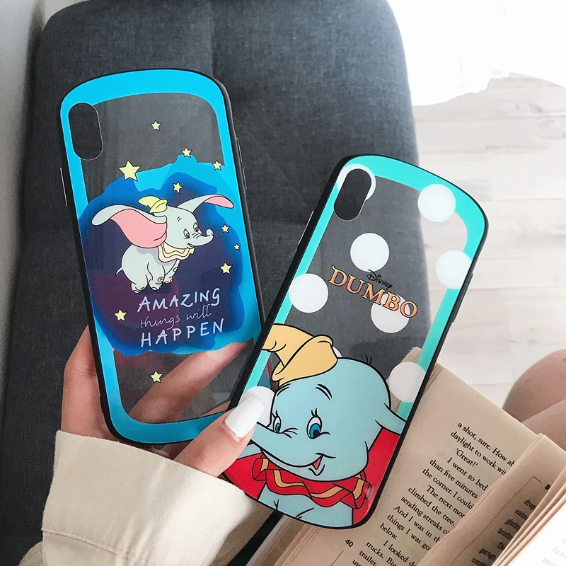 Для Iphone 6 7 8 S Plus X XR XS XSMAX милый слон Дамбо мультфильм изображение Apple телефон Чехол