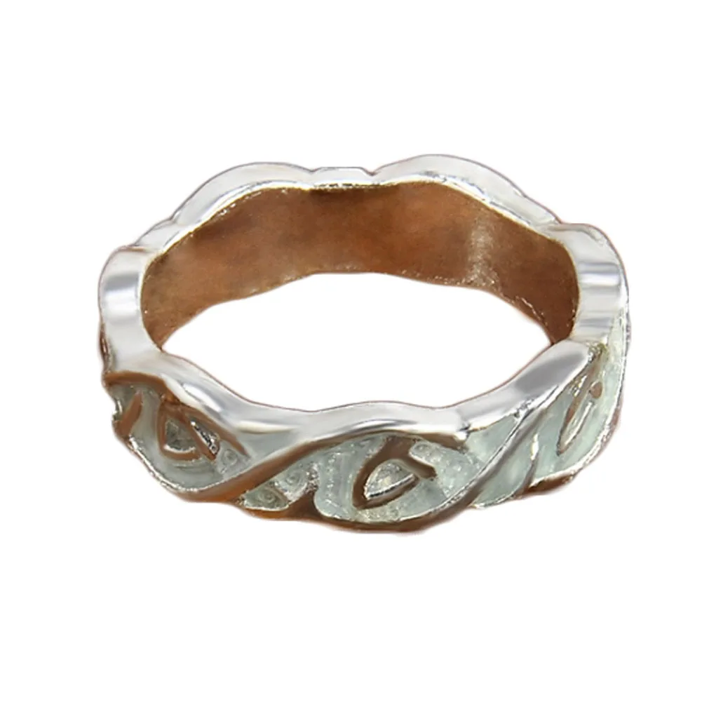 

Retro Carved Light Glowing Rings Mayan Mysterious Luminous Rings Glow In The Dark Rings Open Finger Rings