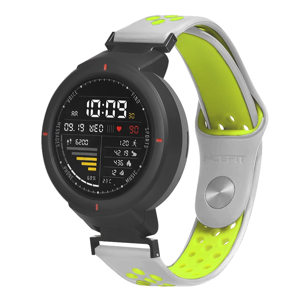 Силиконовый ремешок 2 в 1 для часов Xiaomi Huami Amazfit Verge браслет с защитной пленкой