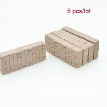 5 шт. DIY 1: 87 доска для моделирования кирпича штабелирования поезд модель песок стол сцены станция хо масштаб украшения
