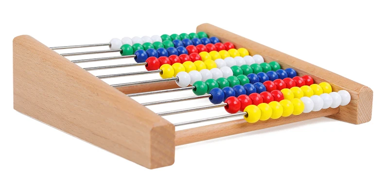 Деревянные Abacus детские математические игрушки Математика расчет рамки деревянные игрушки Раннее Обучение Монтессори Развивающие игрушки для детей