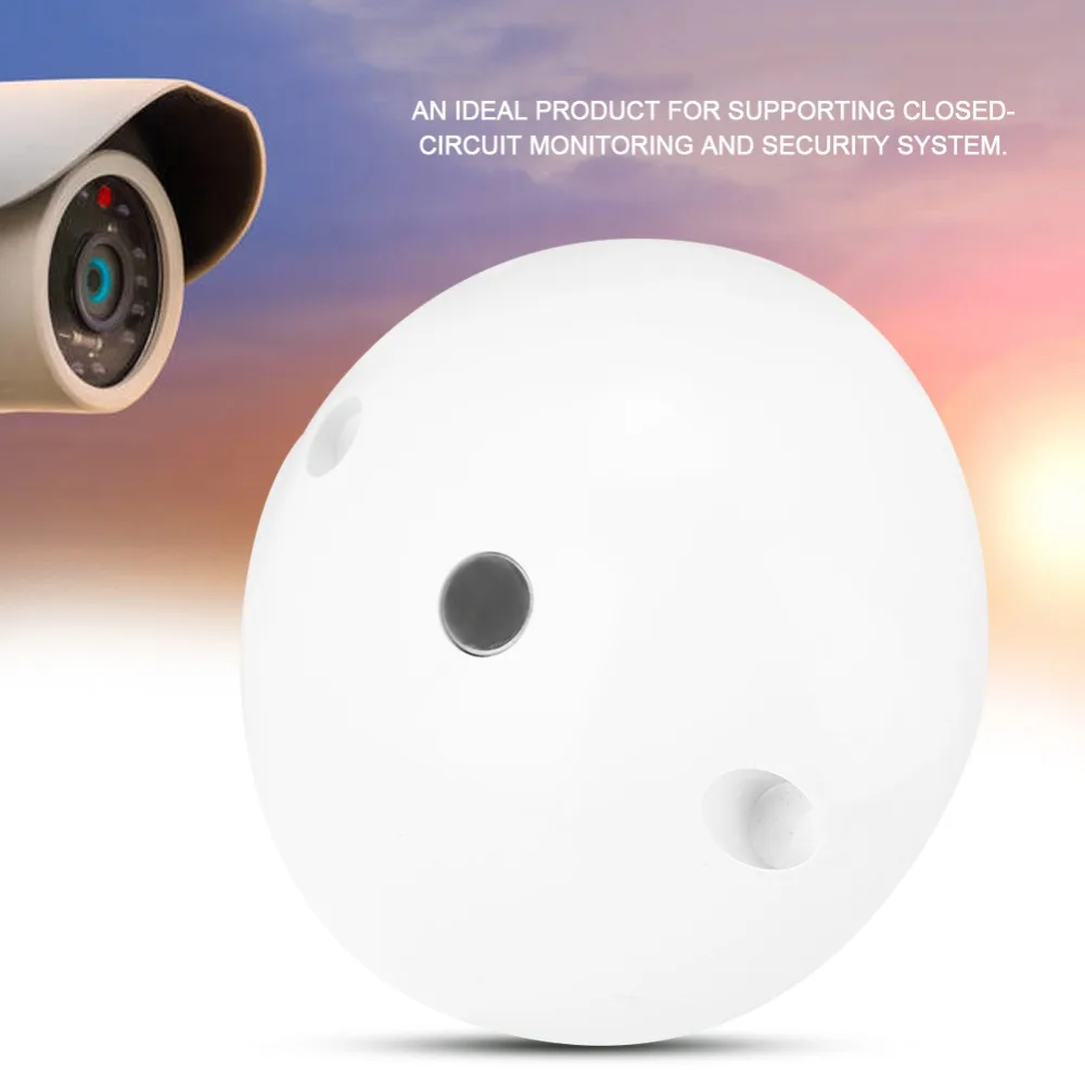 

High Fidelity Low Noise Pure Tone Microphone Audio Monitoring Sound Pick-up Round Speaker Monitor for CCTV Security Camera