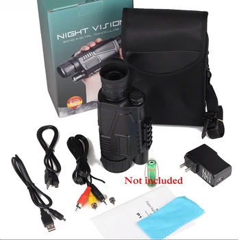 

5X Night Vision High Quality Tactical Magnification IR Infrared Zoom Monocular Scope Record DVR Night Vision Free Shipping