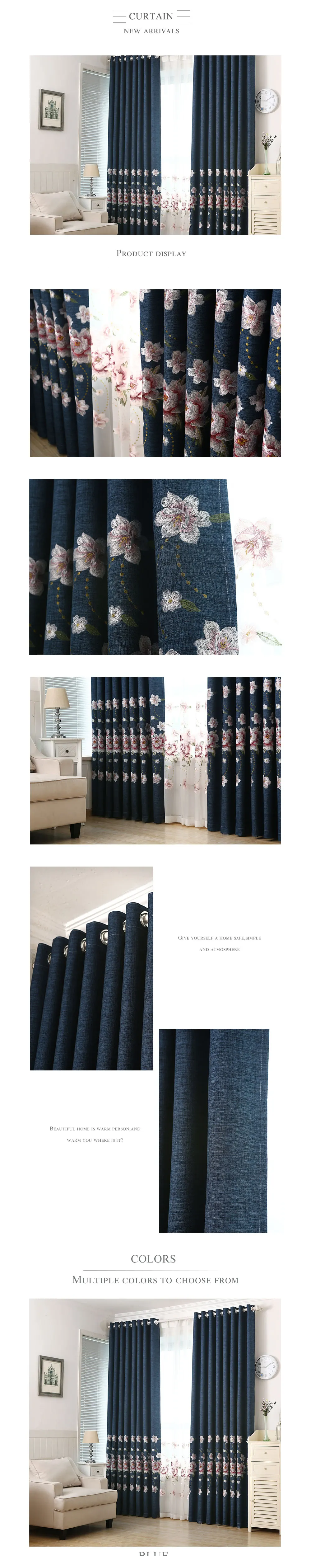 NAPEARL ZG102 Embroidered Luxury Chinese Curtains Elegant Window Shading Panels Christmas Gift for Home New Decoration Blackout Drapes (2)