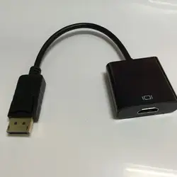 Цифровые кабели 1080 P DP Display Port мужчина к HDMI Женский конвертер Кабель-адаптер Display Port на HDMI кабель