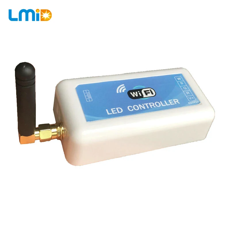 

LMID DC5V 12V 24V Mini WIFI LED RGB Controller Smartphone Control For SMD 5050 RGB RGBW LED Strip Light LED Moudle