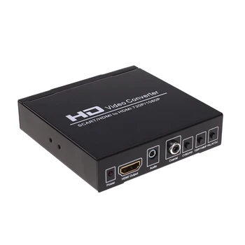 

scart to HDMI Converter HDMI HD Video Converter HDMI Converter Adapter 480I(NTSC)/576I(PAL) 720P/1080P For TV DVD