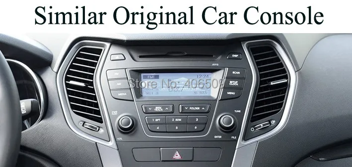 Cheap 2Din Head Unit Car Radio Car DVD Player GPS Navigation for Hyundai IX45 Santa Fe 2013 with Radio BT SD AUX Auto Audio 8