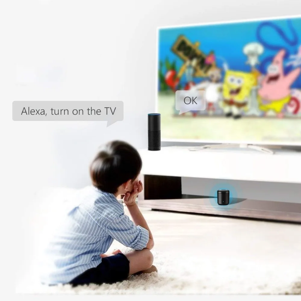 BroadLink RM4C BestCon RM4 Mini 3 IR Hub Alexa Google Home mini Assistant IFTTT Голосовое управление WiFi