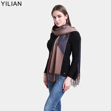 YILIAN бренд женский платок-шаль из пашмины Лоскутные мягкие хлопковые и акриловые модные Bufanda новейшие высококачественные офисные шарфы JMS019