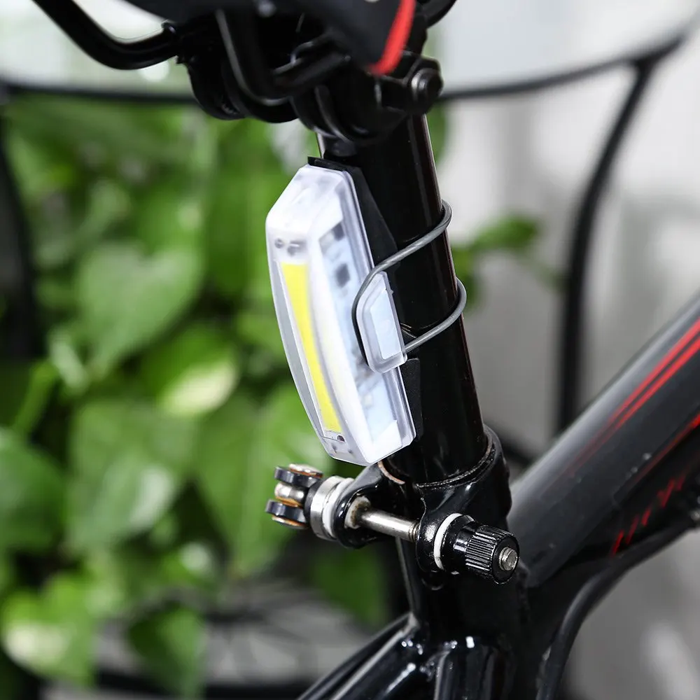 Bike Seatpost Lights LED USB new sales New Rechargeable COB Bicycle