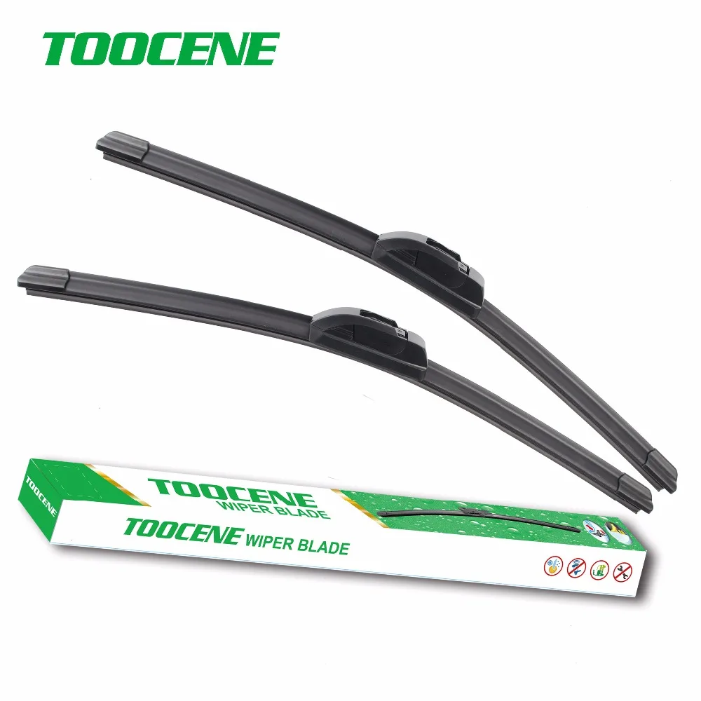 Toocene Rubber windshield Wiper Blades For Renault Duster 2011-2016 pair 20+20 front window Windscreen Wipers Car Accessories Toocene Rubber windshield Wiper Blades For Renault Duster 2011-2016 pair 20+20 front window Windscreen Wipers Car Accessories