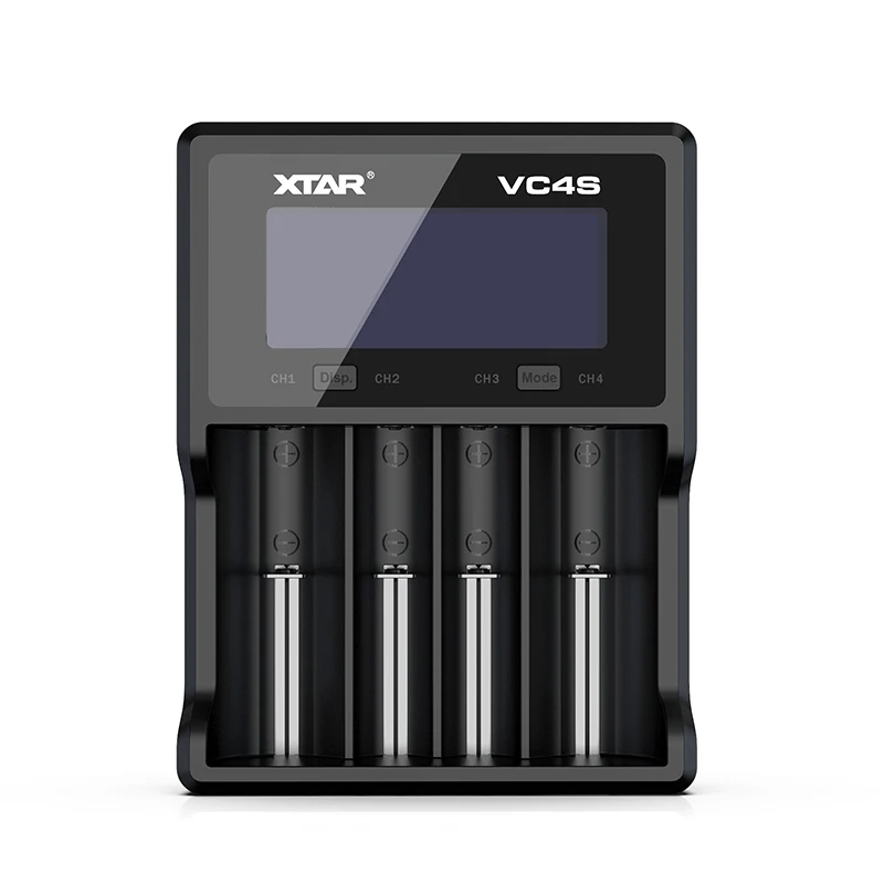 XTAR 18650 Зарядное устройство VC2 VC2S VC4 VC4S 3,6 V 3,7 в 20700 21700 литий-ионный аккумулятор Батарея Зарядное устройство/VC4S QC3.0/VC2S POWER BANK Батарея Зарядное устройство - Цвет: VC4S